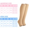3 Pairs of Women's Compression Stockings, Support Knee Stockings, Compression