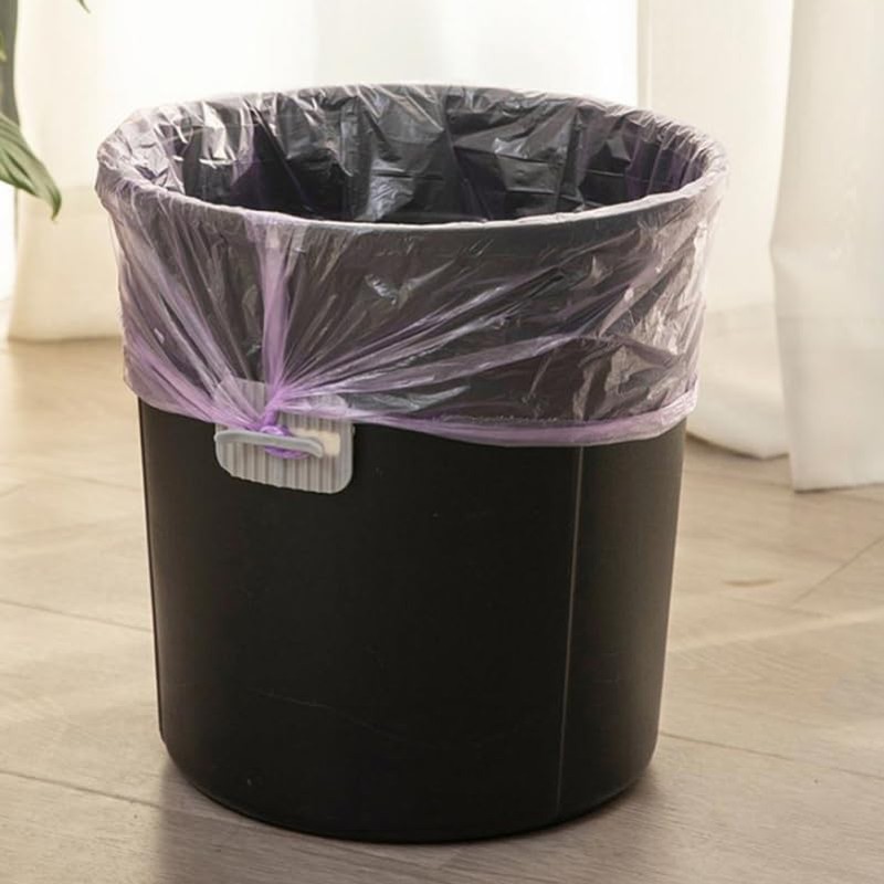 Zerodeko 16Pcs Garbage Bag Fixing Clamps Non-Slip Self-Adhesive Trash can