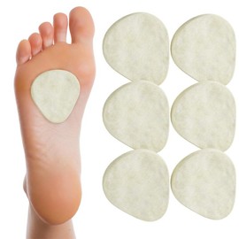 Mars Wellness Metatarsal Felt Foot Pad - 6 Pairs (12 Pieces) - Size: 3/16" Thick - 6 Pairs