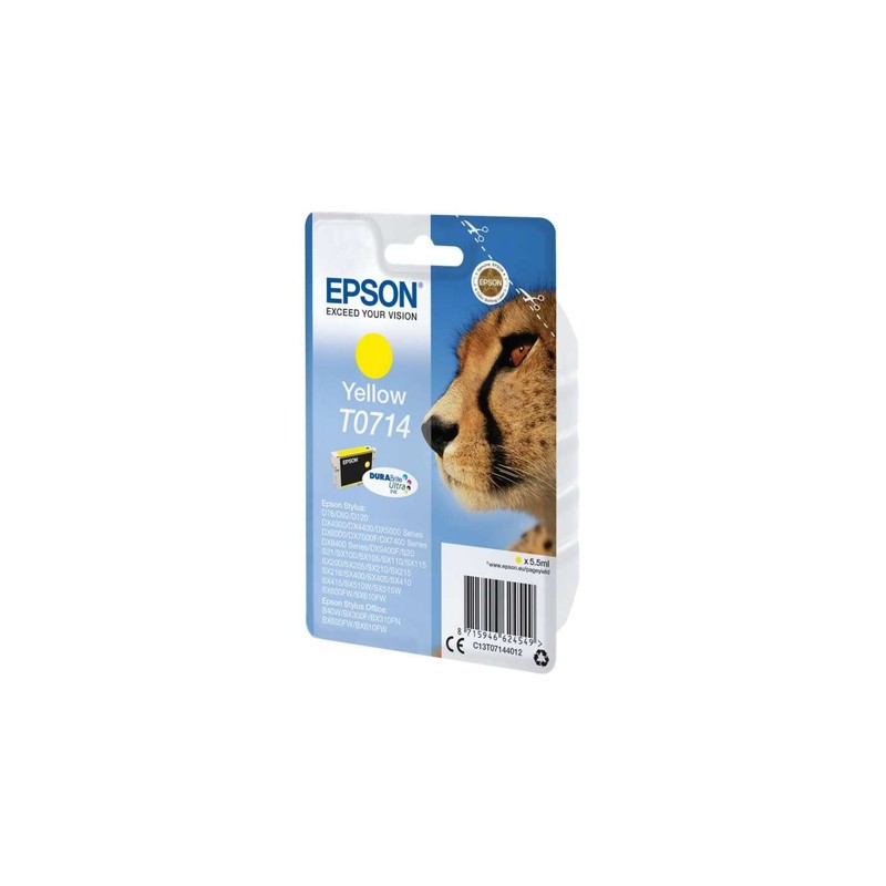 Epson Cheetah Ink, Smudge-Proof and Waterproof (Single Pack)/(Multipack)