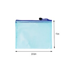 15 Pieces A5 Zip Lock Bag Waterproof Plastic Double Layer for Pencil Pouch Office Supplies Cosmetics Travel Accessories
