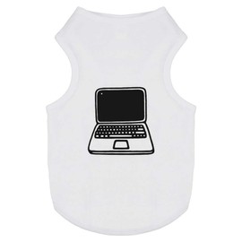 'Laptop' Pet Dog/Cat T-Shirt (PT00072453)
