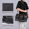 Heavy-Duty Tool Bag with 16 Pockets, 16-Inch Waterproof Tool Organizer