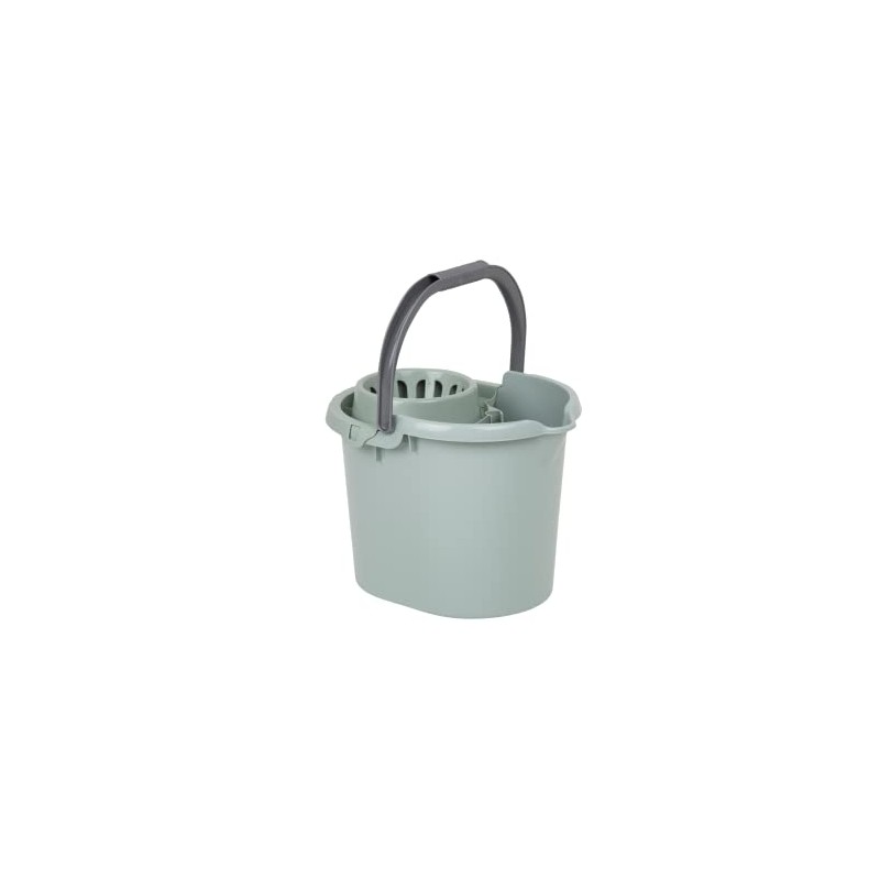 16L litre Mop Bucket with Wringer and Handle, High Grade