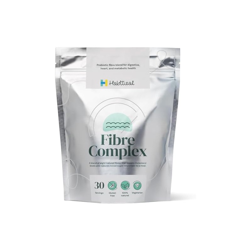 HABITUAL Fibre Complex Prebiotic Powder 300g, 8 Plant Fibres with
