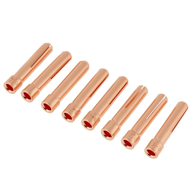 49pcs/set Gas Lens Alumina Nozzles Cups Collets Accessory Kit for
