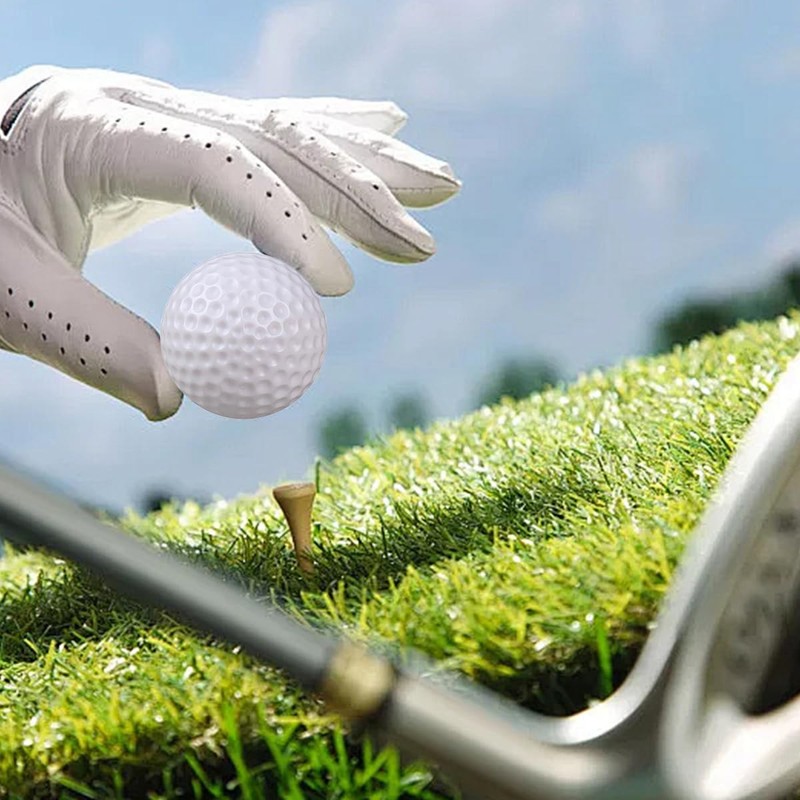 couduan 12 Pcs Practice Golf Balls,Plastic Golf Balls,Ball Training Kids