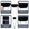 4-Pack Premium Fluffy Crutches Padding, Ultra-Soft Breathable Crutch Pads for