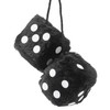 Sumex Branded Home & Car Mirrior Hanging Fluffy Furry Dice