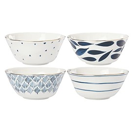 Lenox Blue Bay 4-Piece All Purpose Bowl Set, 3.60 LB