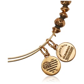 Alex and Ani Canyon Rafaelian Gold Bracelet
