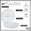Vikko Salad Plate, Set of 6 Glass Plates, 8.5 Inch