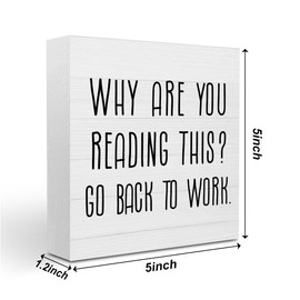 Funny Office Gag Gifts for Boss Home Office Desk Accessories Decor Boss Day Gifts for Women Men Leader Manger Colleagues Office Cubicle Pantry Coffee Table Shelf Decoration