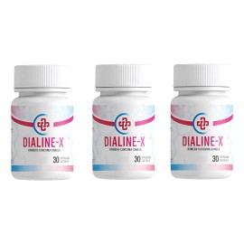 3 Pack Dialine-x Para Normalizar Glucosa En Sangre 30cp Sfn