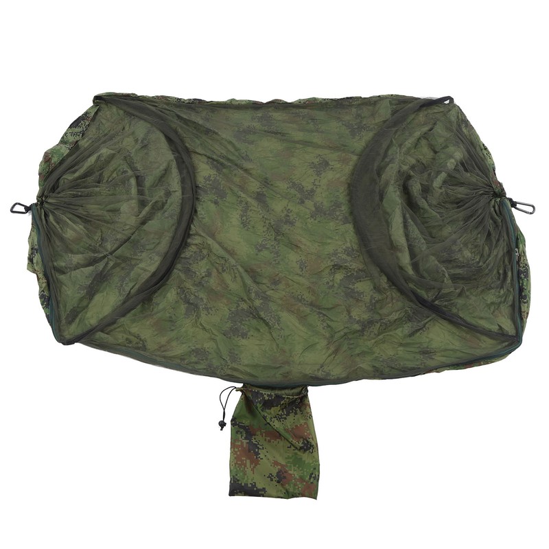 Camping Hammock 2 Persons 440lb Capacity Camo Color Bed Net