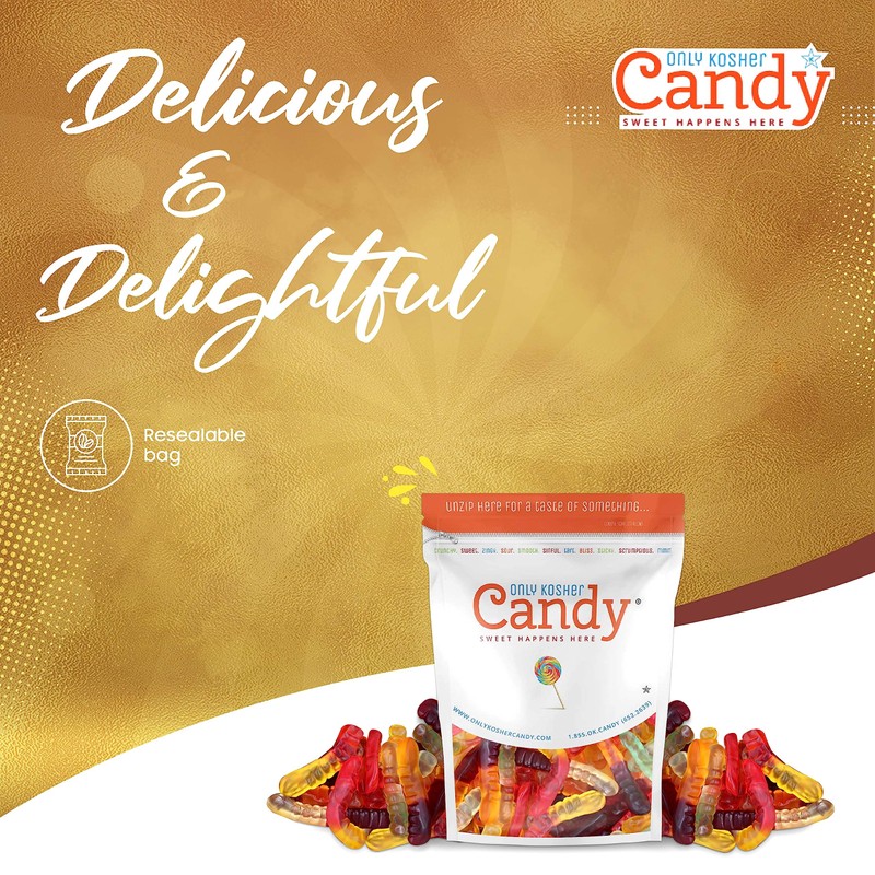 Only Kosher Candy Bulk Haribo Gummy Candy Wummies Flavor, Kosher