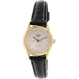 Casio LTP-1094Q-7A Women's Analog Basic Wristwatch, Black/Gold/Silver [Watch], Classic