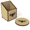 Azeeda 'Bee' Desk Tidy/Pencil Holder (DT00013157)