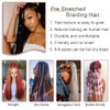 AFNOTE Braiding Hair Pre Stretched,Ombre Braiding Hair Extensions for Women