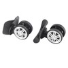 Haofy Luggage Suitcase Replacement Wheels, 1 Pair Outdoor Mute Double
