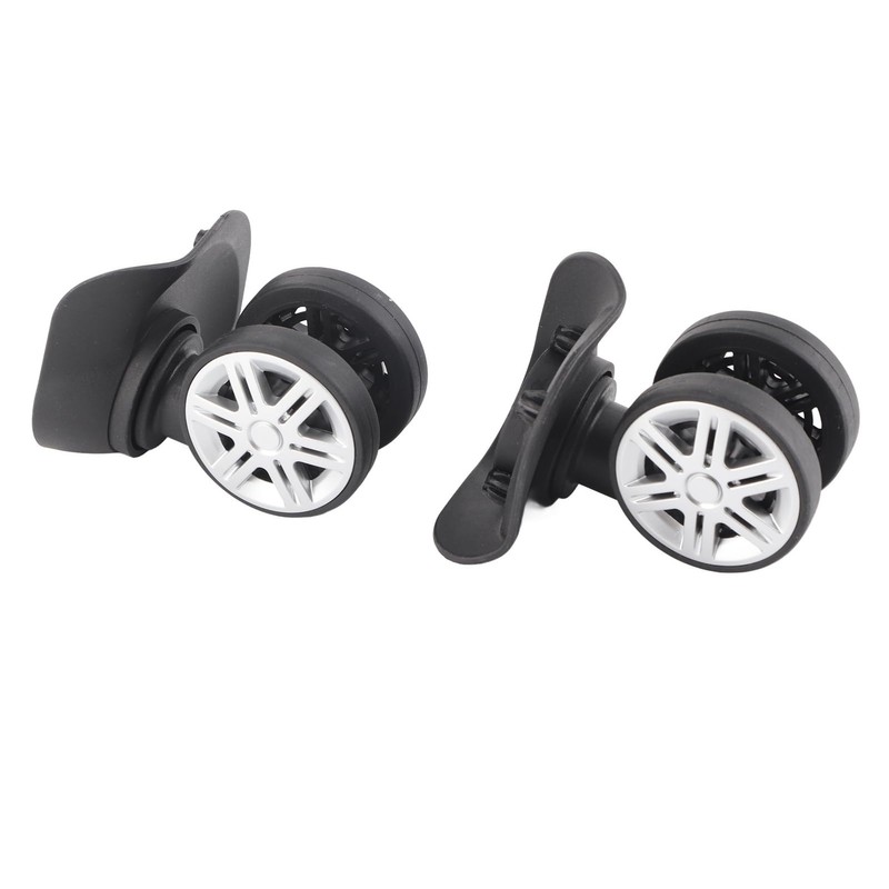 Haofy Luggage Suitcase Replacement Wheels, 1 Pair Outdoor Mute Double