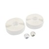 sourcing map 2 Pcs White Foam Handlebar Tape Bar Grip