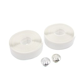 sourcing map 2 Pcs White Foam Handlebar Tape Bar Grip Wrap for Road Bike Bicycle