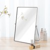Numjeg Makeup Vanity Mirror Portable Desktop Mirror with Metal Stand
