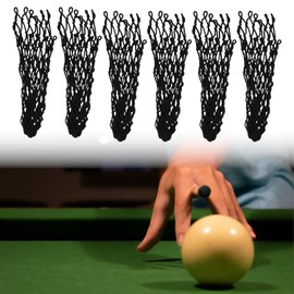 6 PCS/Set Billiards Pockets,Snooker Pool Table Pockets Replacement,Pool Tables Insert.Including 4 Corner Pockets and 2 Side Pockets