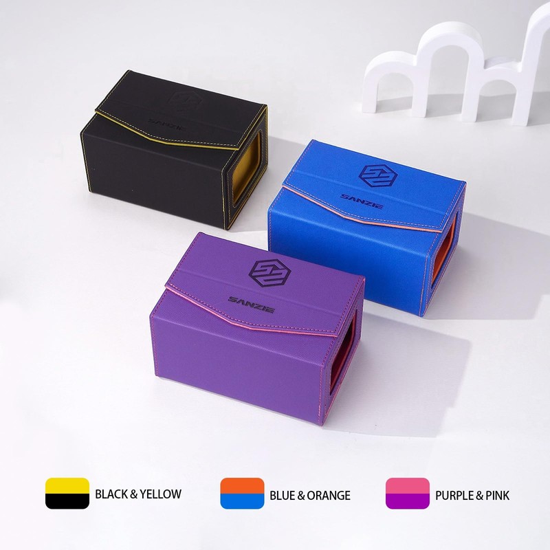 SANZIE Card Deck Box for MTG Commander Deck Box with