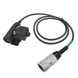 HELETUL TP120 6 Pin Military U94 PTT, Push To Talk System Compatible with Baofeng Harris Falcon III TCA L3harris PRC148 PRC152 AN/PRC-152A PRC-163 Two Way Radio