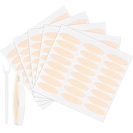 QOMJUFA 240 Sticker Slip-On Eyelid Stripes, Invisible Eyelid Stripes, Double Sided Eyelid Tapes, Eyelid Tape with Tweezers Fork Bar