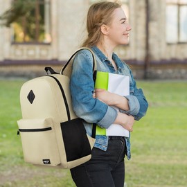 YAMTION Laptop Backpack Women,School Backpack Printing with USB Port for College Work Business Travel