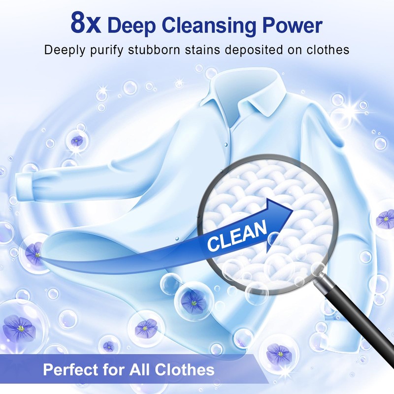 Laundry Detergent Sheets, 200 Loads Fresh Linen Scent Hypoallergenic Eco-Friendly,