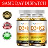 MENXI Vitamin K2 200 MCG with D3 5000 IU Supplement