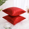 sourcing map 2 Pcs Sequin Throw Pillow Covers, Shiny Sparkling