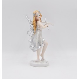Comfy Hour Butterfly Fairy Playing Violin Figurine, Collectible for Home Decoration, Fairyland Collection