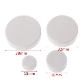 20Pcs White 20mm Rattle Box Noise Maker Insert Squeaker,Plastic Ring Box Repair Fix Rattle Accessories,DIY Rattles Plush Rings Accessories