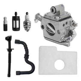 LIDSCURA MS170 Carburetor with Fuel Oil Filter Spark Plug Replacement for Sthil MS 170 Carburetor MS180 017 018 Carb Zama C1Q-S57A C1Q-S57B Chainsaw 1130-120-0603