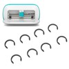 10pcs Retaining Clip Rings, Rubber Roller Resolution for Cricut Maker,