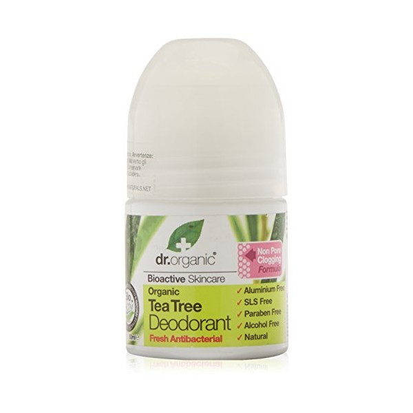 Dr Organic Tea Tree Deodorant 50ml by Dr. Organic