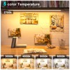 WOBANE LED Under Cabinet Lighting, 24 inch Black Cabinet Light,