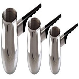 DURA-KLEEN 3-Piece Coffee Warmer Set, 18/8 Stainless Steel, Silver