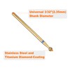 sourcing map 5pcs 120-140 Grits Diamond Grinding Bit 3mm Inverted