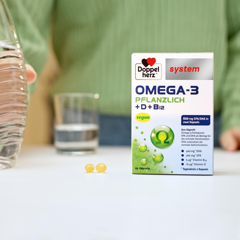 Doppelherz System Omega-3 Vegetable - Algae Oil - with Vitamin