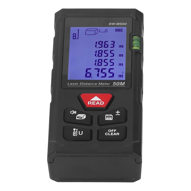 Laser Measure Distance Meter 50m Digital Display Tool for Construction