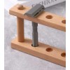 YAQI Wood Razor Holder Display Storage For 7 hole Multiple
