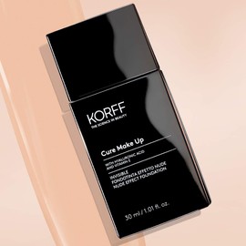 Korff Invisible Nude Effect Foundation Medium to Low Coverage Modulating Light and Silky Texture Enriched with Hyaluronic Acid 02 30ml