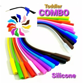 Ace Jewelry Children Toddler Small Silicone Ear Hook Tip Eyeglasses Strap Retainer Combo.
