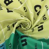 Enzege Waterproof Periodic Table Bath Curtain Anti-Mould Bathroom Shower Curtain
